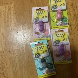 Lot of 4 Dream Cable bite Cable accessory for iPhone